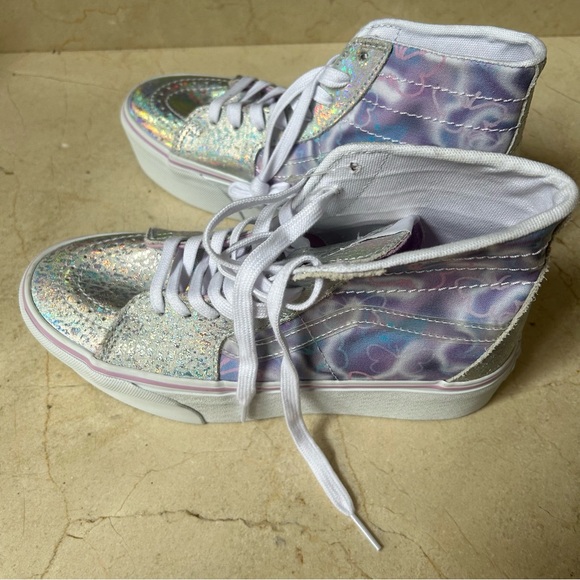 Vans Womens Butterfly Dreams Sk8-Hi Tapered Stackform Purple  Sneaker 8.5 NEW - Picture 4 of 6